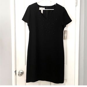 Jones New York Midi Short Sleeve Dress